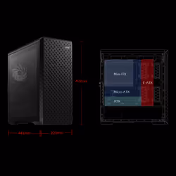 XPG DEFENDER PRO Desktop Nero - Vista aggiuntiva 5