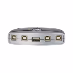 ATEN US421A switch per keyboard-video-mouse (kvm) Nero, Argento