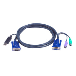 ATEN 2L5506UP cavo per tastiera, video e mouse Nero 6 m