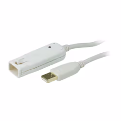 ATEN Cavo extender USB 2.0 da 12 m (Collegamento a margherita fino a 60 m), 12 m, USB A, USB A, USB 2.0, 0,48 Gbit/s, Bianco