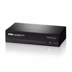 ATEN Splitter VGA 4-porte (450MHz), VGA, 4x VGA, 2048 x 1536 Pixel, Nero, Metallo, QXGA