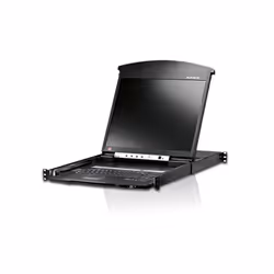 ATEN KL1516Ai, 1600 x 1200 Pixel, Collegamento ethernet LAN, Montaggio rack, 36 W, 1U, Nero