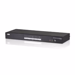 ATEN Switch KVMP™ schermo doppio/audio USB DVI Dual Link a 4 porte, 2560 x 1600 Pixel, WQXGA, Montaggio rack, 12,19 W, 1U, Ne ...