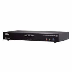 ATEN Switch KVMP™ USB 3.0 4K HDMI Dual Display a 2 porte, 4096 x 2160 Pixel, 4K Ultra HD, 3,17 W, Nero