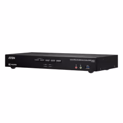 ATEN Switch KVMP™ USB 3.0 4K HDMI Dual Display a 4 porte, 4096 x 2160 Pixel, 4K Ultra HD, 4,42 W, Nero