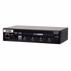 ATEN Scatola di controllo IP a 4 prese, Basic, 1U, Nero, 4 presa(e) AC, Accoppiatore C13, IEC 320