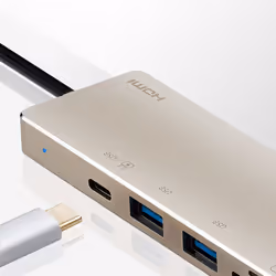 ATEN Mini dock multiporta USB-C con alimentazione pass-through - Vista aggiuntiva 8