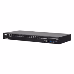 ATEN Switch KVM HDMI 4K USB 3.0 a 8 porte, 4096 x 2160 Pixel, 4K Ultra HD, 13,12 W, Nero