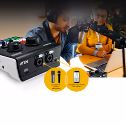 ATEN Mixer Audio AI Podcast | MicLIVE 6-CH - Vista aggiuntiva 5