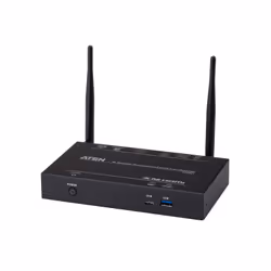 ATEN Switch per presentazioni wireless 4K con quad-view, Desktop, Nero, Metallo, Potenza, 1920 x 1080 Pixel, 4096 x 2160 Pixe ...
