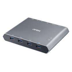 ATEN Interruttore Dock KVM a 2 porte 4K DisplayPort USB-C con passaggio di alimentazione