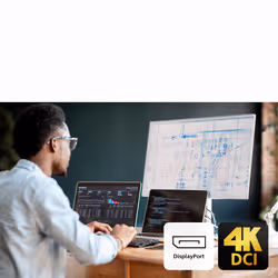 ATEN Interruttore Dock KVM a 2 porte 4K DisplayPort USB-C con passaggio di alimentazione - Vista aggiuntiva 4