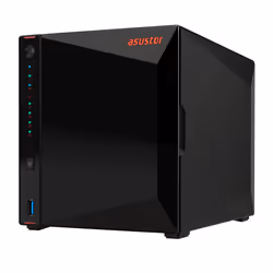 Asustor AS5404T server NAS e di archiviazione Intel® Celeron® N5105 4 GB DDR4 0 TB ADM Nero - Vista aggiuntiva 5