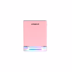 In Win A1 PLUS PINK, Mini Tower, PC, Rosa, Mini-ITX, SECC, Casa/ufficio