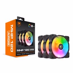 COUGAR Gaming CF-MHP12HB3-RGB Case per computer Raffreddatore d'aria 12 cm Nero, Bianco 3 pz - Vista aggiuntiva 8