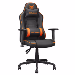 COUGAR Gaming 3MFSLORB.0001 sedia per videogioco Sedia da gaming per PC Seduta imbottita Nero, Arancione - Vista aggiuntiva 4