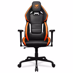 COUGAR Gaming 3MARXORB.0001, Sedia da gaming per PC, 136 kg, Sedia tappezzata, Schienale tappezzato, Nero, Acciaio