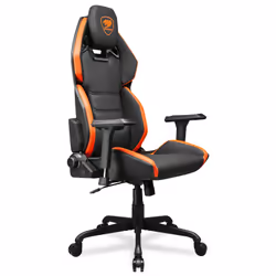 COUGAR Gaming 3MARXORB.0001 sedia per videogioco Sedia da gaming per PC Sedia tappezzata Nero, Arancione