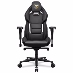 COUGAR Gaming Hotrod Royal, Sedia da gaming per PC, 136 kg, Sedia tappezzata, Schienale tappezzato, Nero, Acciaio