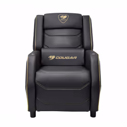 COUGAR Gaming Ranger Pro Royal, Poltrona per gaming, 160 kg, Seduta imbottita, Schienale imbottito, Universale, Nero
