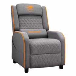 COUGAR Ranger One Poltrona per gaming Sedia imbottita tappezzata Grigio, Arancione - Vista aggiuntiva 2