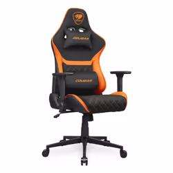 COUGAR Gaming Armor One V2 F Sedia per gaming universale Sedia imbottita tappezzata Nero, Arancione - Vista aggiuntiva 2