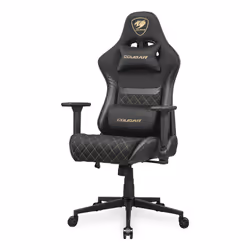 COUGAR Gaming Armor One V2 Gold F Sedia per gaming universale Sedia imbottita tappezzata Nero, Oro - Vista aggiuntiva 2