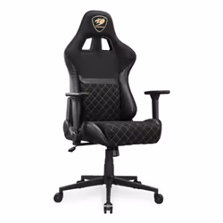 COUGAR Gaming Armor One V2 Gold F Sedia per gaming universale Sedia imbottita tappezzata Nero, Oro - Vista aggiuntiva 7