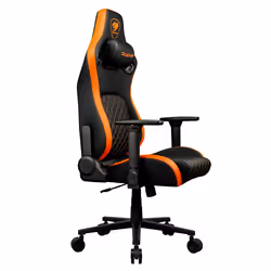 COUGAR Gaming CGR-DFL Sedia da gaming per PC Sedia imbottita tappezzata Nero, Arancione - Vista aggiuntiva 7