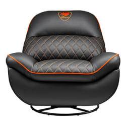 COUGAR Gaming Overlord Divano da gaming Seduta imbottita Nero