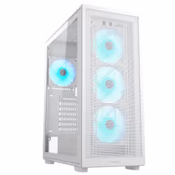 COUGAR Gaming MX220 RGB, Midi Tower, PC, Bianco, ATX, micro ATX, Mini-ITX, Ventole, 16 cm