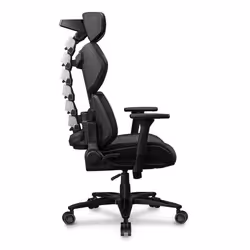 COUGAR Gaming Terminator Elite Sedia da gaming per PC Seduta imbottita Nero, Argento - Vista aggiuntiva 3