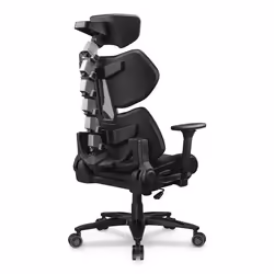 COUGAR Gaming Terminator Elite Sedia da gaming per PC Seduta imbottita Nero, Argento - Vista aggiuntiva 4