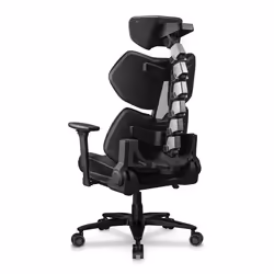 COUGAR Gaming Terminator Elite Sedia da gaming per PC Seduta imbottita Nero, Argento - Vista aggiuntiva 6