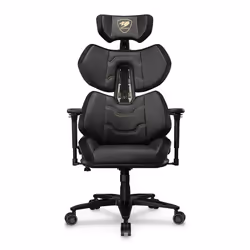 COUGAR Gaming Terminator Elite Gold, Sedia da gaming per PC, 135 kg, Seduta imbottita, Schienale tappezzato, 160 cm, 200 cm