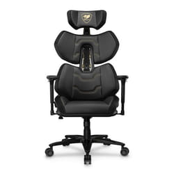 COUGAR Gaming Terminator Elite Gold Sedia da gaming per PC Seduta imbottita Nero, Oro