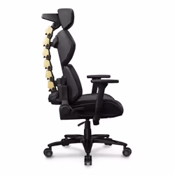 COUGAR Gaming Terminator Elite Gold Sedia da gaming per PC Seduta imbottita Nero, Oro