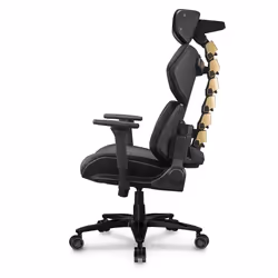 COUGAR Gaming Terminator Elite Gold Sedia da gaming per PC Seduta imbottita Nero, Oro - Vista aggiuntiva 7