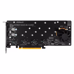 Asrock Hyper Quad M.2 scheda di interfaccia e adattatore Interno