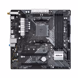 Asrock B450M/ac R2.0, AMD, Socket AM4, AMD Ryzen 2000 Series, AMD Ryzen 3000 Series, AMD Ryzen 4000 Series, AMD Ryzen 5000 Se ...