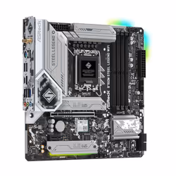 Asrock B760M Steel Legend WiFi Intel B760 LGA 1700 micro ATX - Vista aggiuntiva 4
