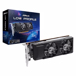 Asrock Intel Arc A310 Low Profile 4GB, Arc A310, 4 GB, GDDR6, 64 bit, 7680 x 4320 Pixel, PCI Express x8 4.0