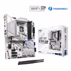 Asrock Z890 Pro RS WiFi White Intel Z890 LGA 1851 (Socket V1) ATX - Vista aggiuntiva 6