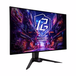 Asrock PGO32UFS Monitor PC 80 cm (31.5") 3840 x 2160 Pixel 4K Ultra HD OLED Nero - Vista aggiuntiva 2