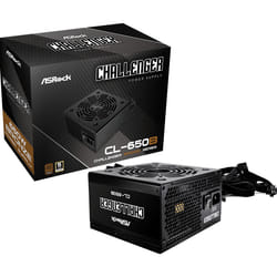 Asrock Challenger CL-650B alimentatore per computer 650 W 20+4 pin ATX ATX Nero