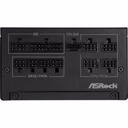 Asrock SL-1000G Steel Legend alimentatore per computer 1000 W 20+4 pin ATX ATX Nero - Vista aggiuntiva 4