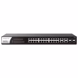 DrayTek P1282, Gestito, Gigabit Ethernet (10/100/1000), Supporto Power over Ethernet (PoE), Montaggio rack, 1U