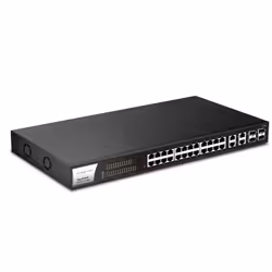 DrayTek P1282 Gestito Gigabit Ethernet (10/100/1000) Supporto Power over Ethernet (PoE) 1U Nero