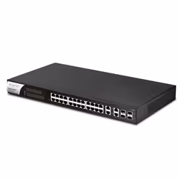 DrayTek P1282 Gestito Gigabit Ethernet (10/100/1000) Supporto Power over Ethernet (PoE) 1U Nero