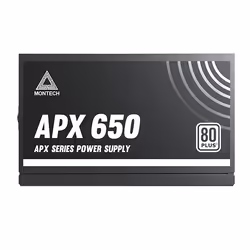 Montech APX650 alimentatore per computer 650 W 20+4 pin ATX ATX Nero - Vista aggiuntiva 3